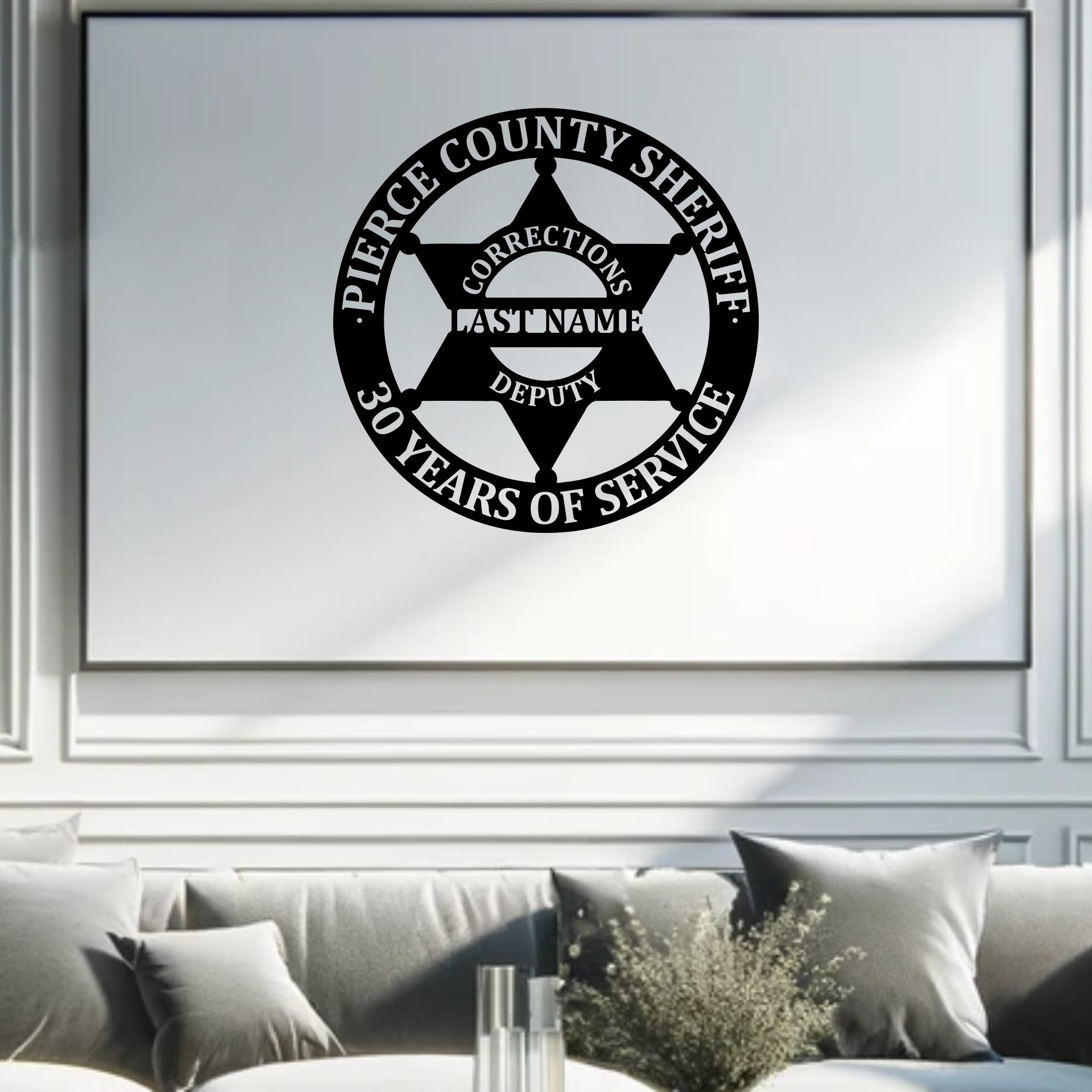 Pierce County Retirement Badge - Image 3